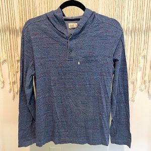 Walker St Refinery Shirt Hoodie Size S